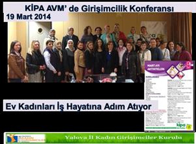 KİPA AVM'de Girişimcilik Konferansı gerçekleştirildi.