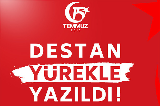 Demokrasimize, vatanımıza sahip çıkan yüce milletimize teşekkür ederiz.